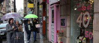 El comercio gijonés aguantó el tipo el primer día de rebajas, a pesar de la invernada