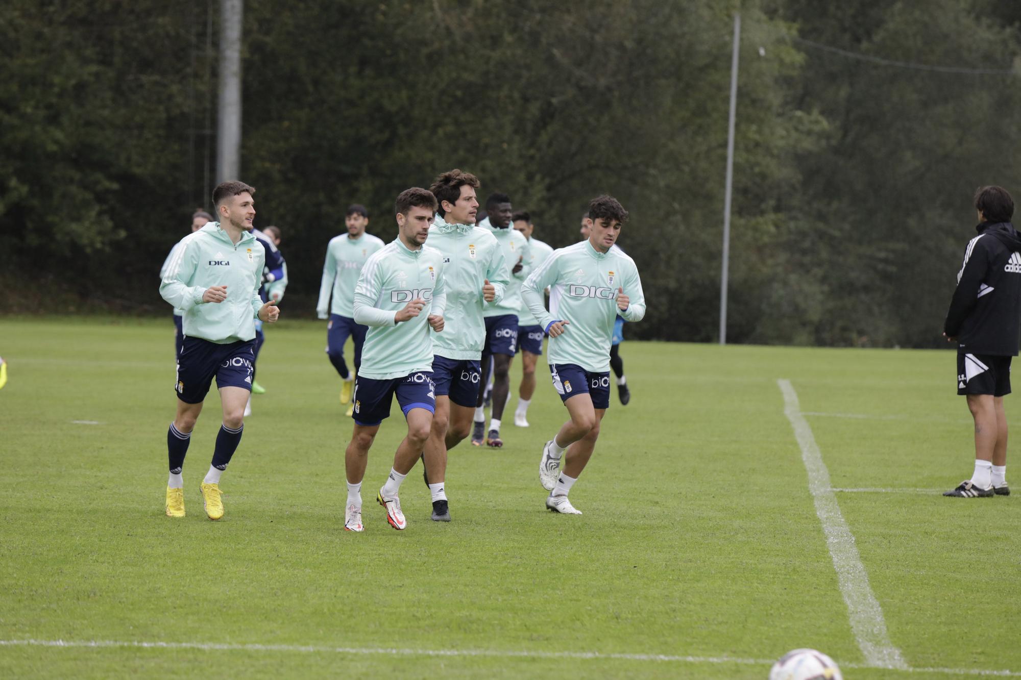 EN IMÁGENES: el entrenamiento del Oviedo