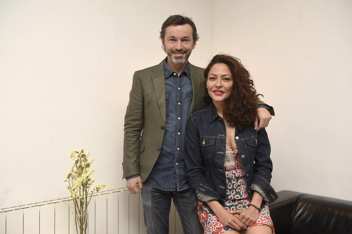 Patricia Pérez junto a su marido, el realizador Luís Canut