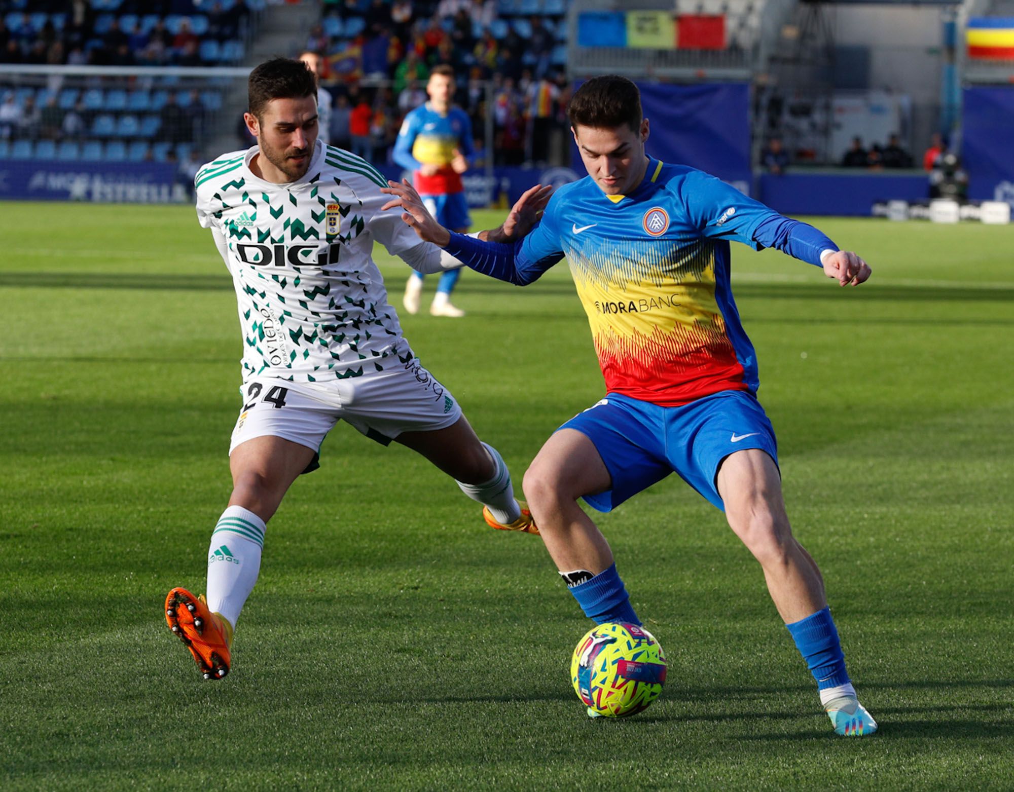 EN IMÁGENES, El partido entre el Andorra y el Real Oviedo