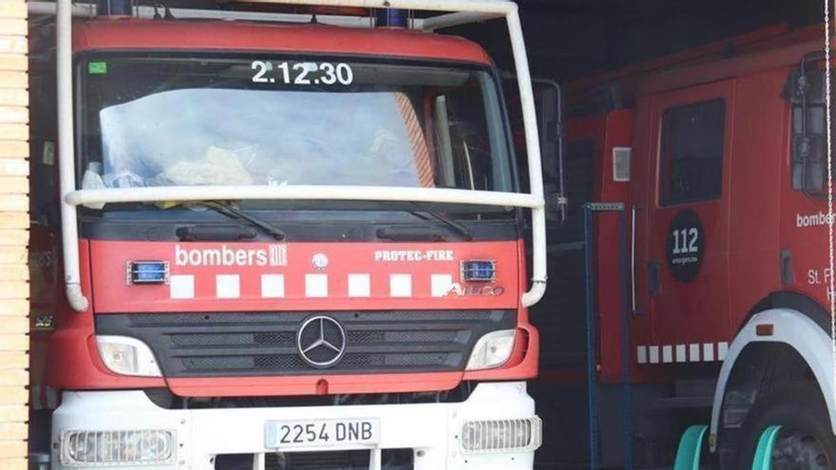 Imatge de recurs d'un camió de Bombers