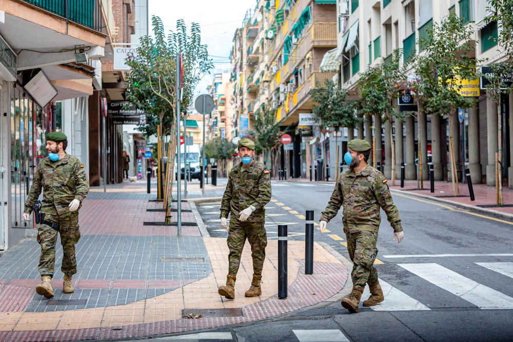 El Mando de Operaciones especiales toma Benidorm en pleno estado de alarma