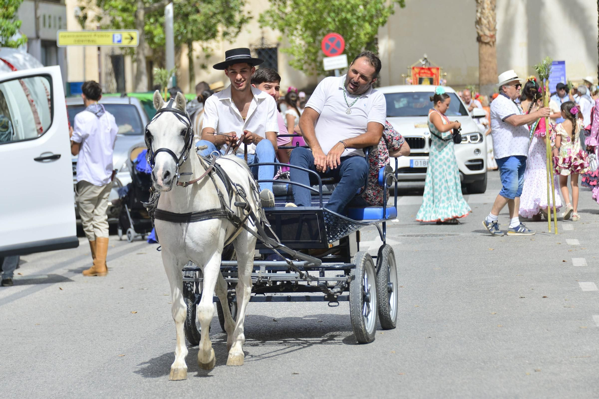 Salida de La Romería del Rocío