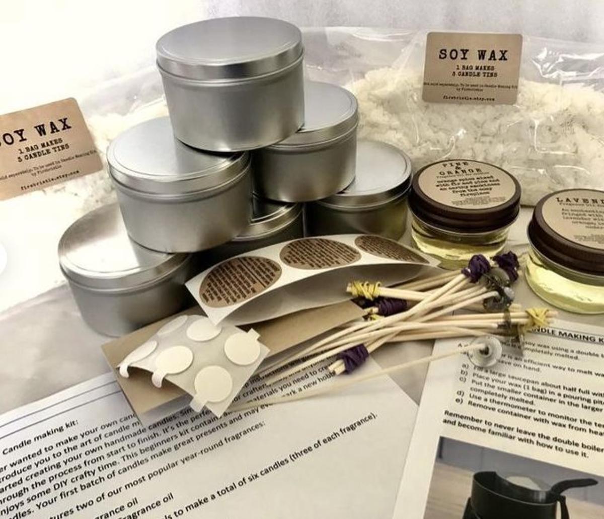 Kit de fabricación de velas (Precio: 52,40 euros)