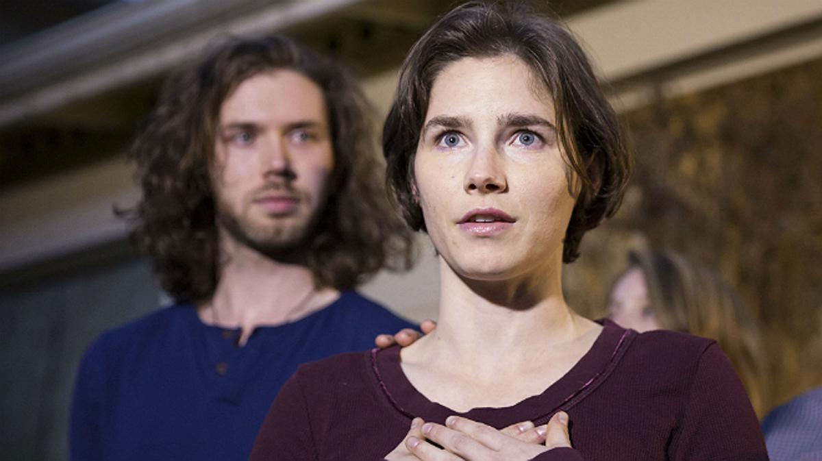 Amanda Knox, absuelta del asesinato de su compañera de piso.