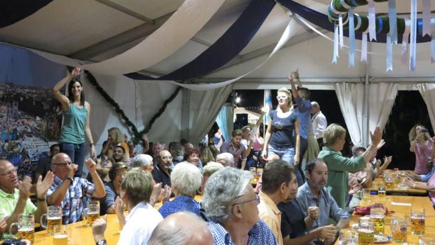 Frühere Ausgabe eines Oktoberfestes auf Mallorca.