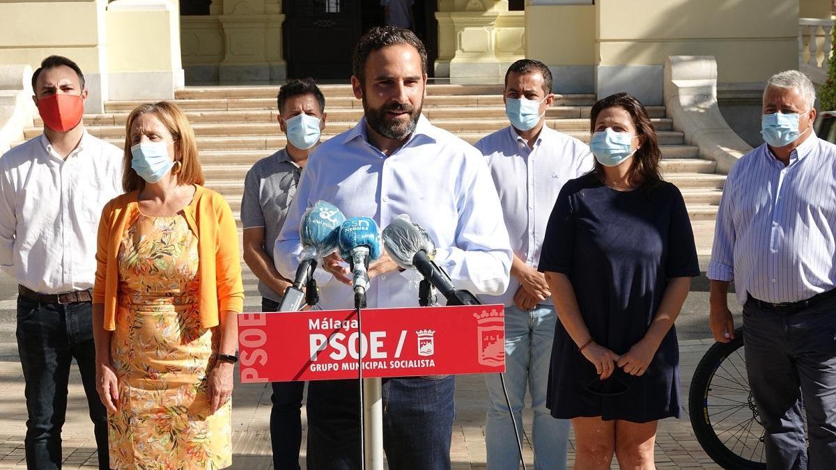 Pérez, esta mañana, en rueda de prensa.