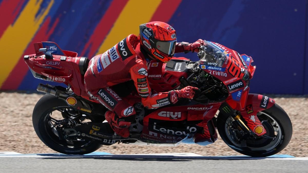 Marc Márquez, durante la jornada en Jerez