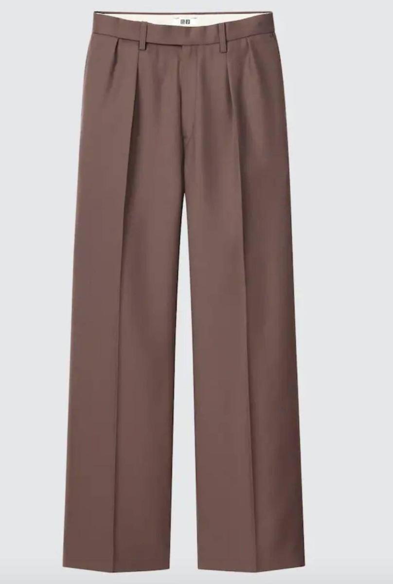 Pantalones de pinzas, de Uniqlo