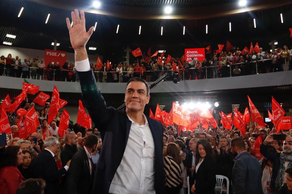 Mitin de Pedro Sánchez en Torremolinos en la campaña del 10-N-