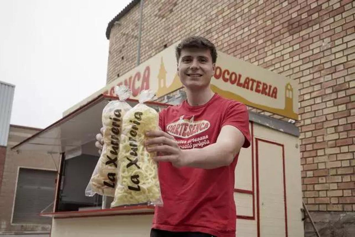 Ernest Aymerich, propietario de la churrería l'Artesenca