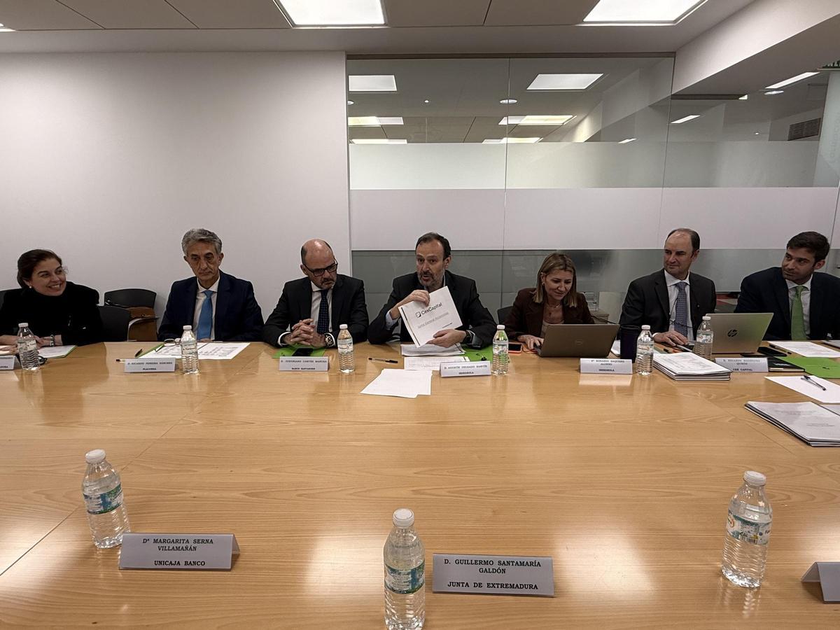 Un momento de la reunión del Consejo de Administración de CEX Capital.