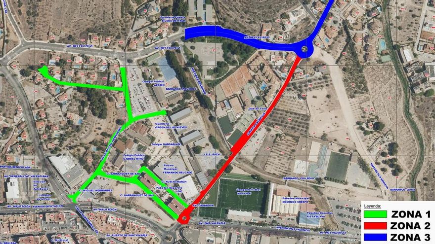 Calp aprovechará el verano para asfaltar la zona escolar