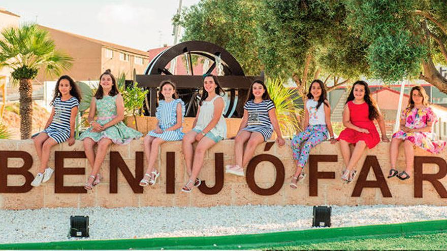 Reinas infantiles de 2019 de las fiestas de Benijófar.