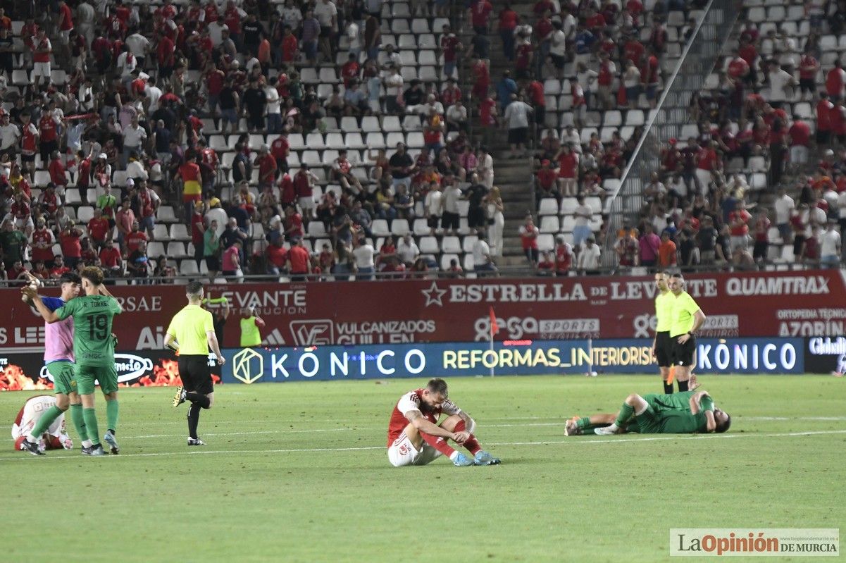 Así fue el encuentro del play off del Real Murcia y el Nástic en la lucha por el ascenso