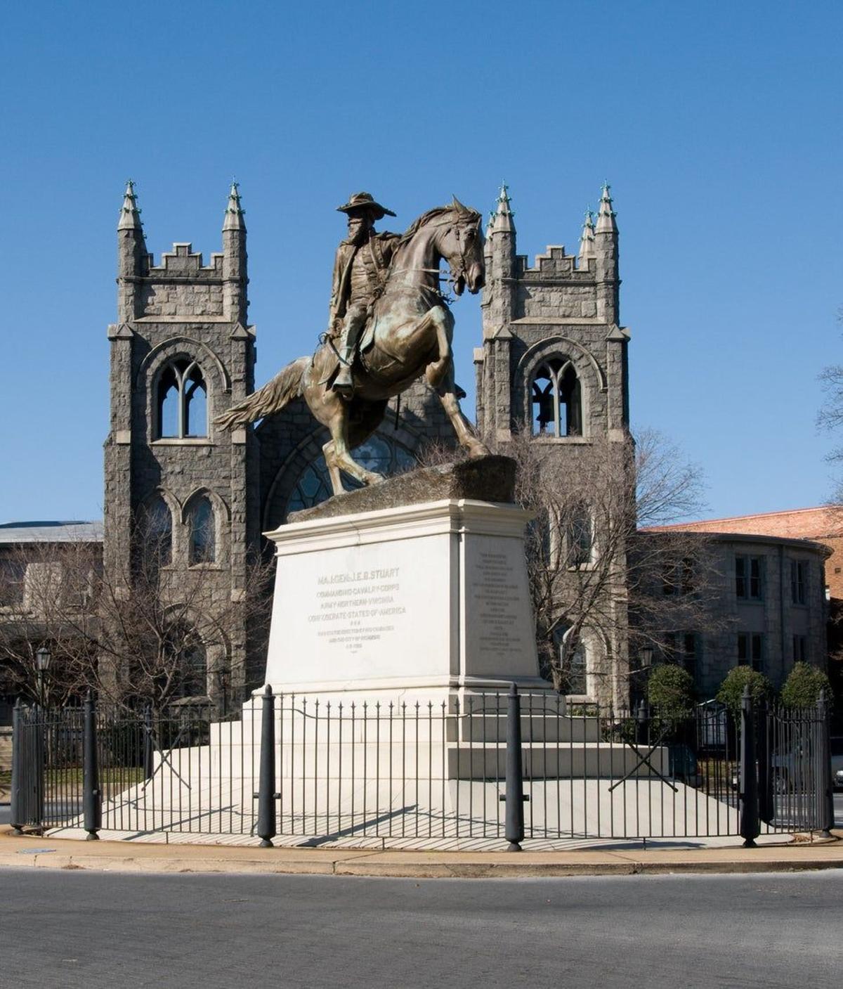Estatua del general J. E. B. Stuart, Richmond, Virginia, Estados Unidos