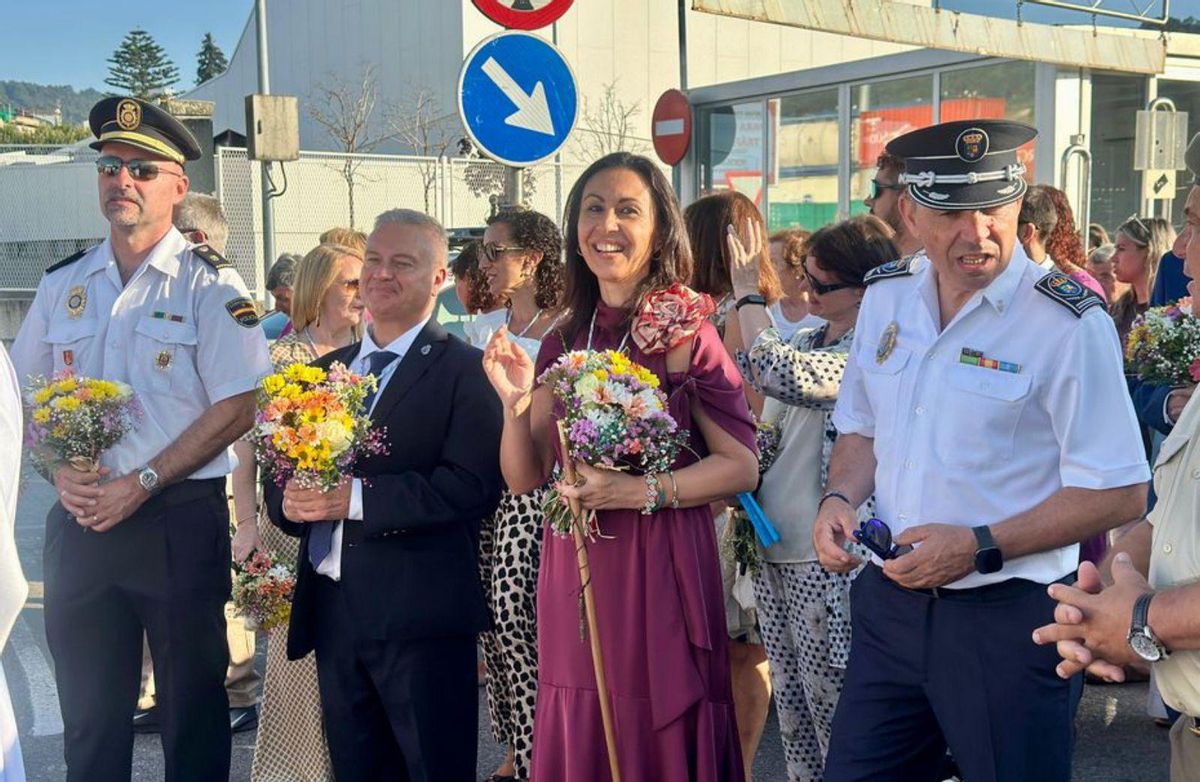 La patrona del mar navega por la ría