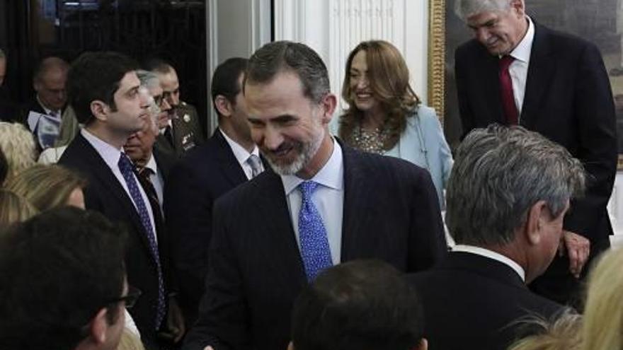 Felip VI participa en un acte empresarial a la «City londinenca».