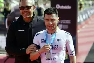 Sánchez Mantecón, tras su primer Ironman 70.3 en Valencia: "Lo he disfrutado mucho, el público ha estado increíble conmigo"