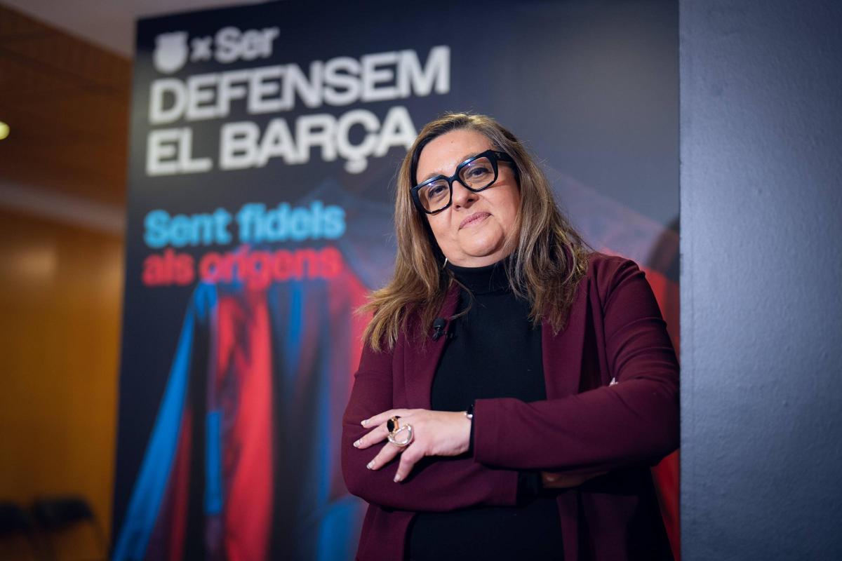 Elena Fort, integrante de la candidatura de Joan Laporta.