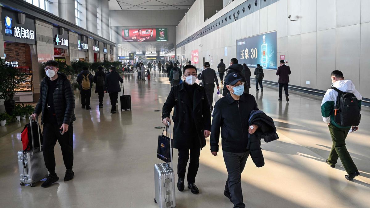 Aeropuerto Internacional Taiping de Harbin en Harbin, en la provincia nororiental china de Heilongjiang.