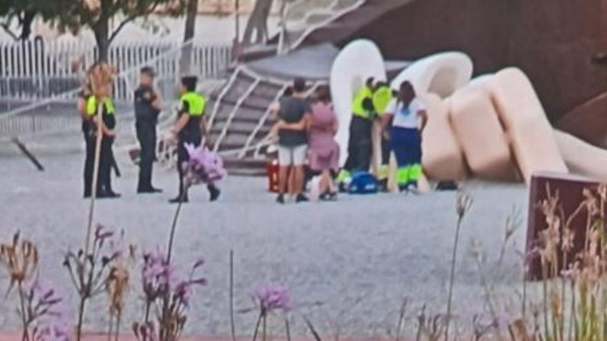 Rescatan a un niño que había quedado atrapado en el parque Gulliver