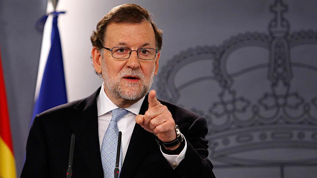 Mariano Rajoy, president del Govern en funcions, compareix tras l’últim Consell de Ministres de l’any i assegura que si es repetissin les eleccions voldria ser el candidat del PP”.