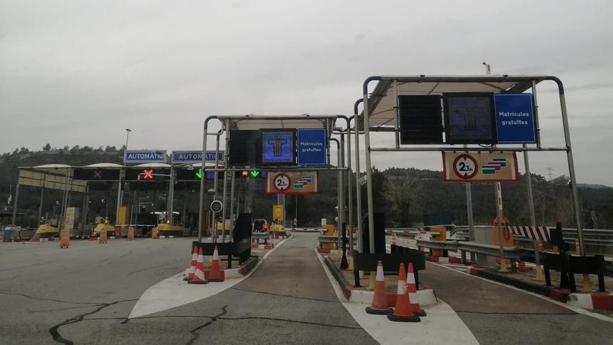 El nombre de vehicles que accedeix a l’autopista a Sant Vicenç s’ha duplicat el 2023