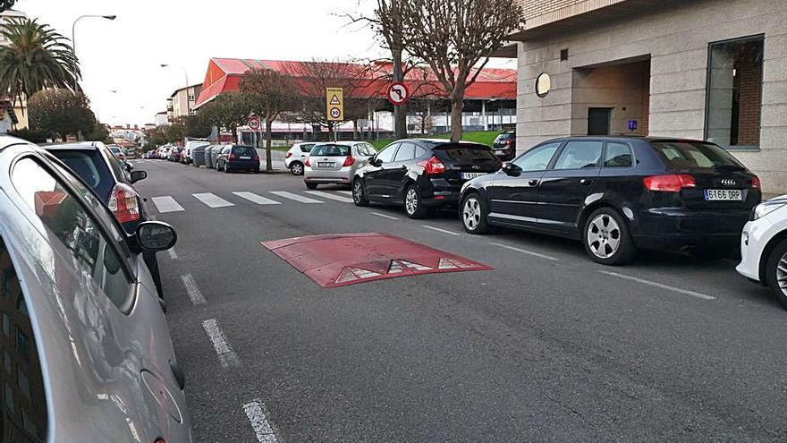 Cojín berlinés situado en la calle Leopoldo Alas, número 25. 