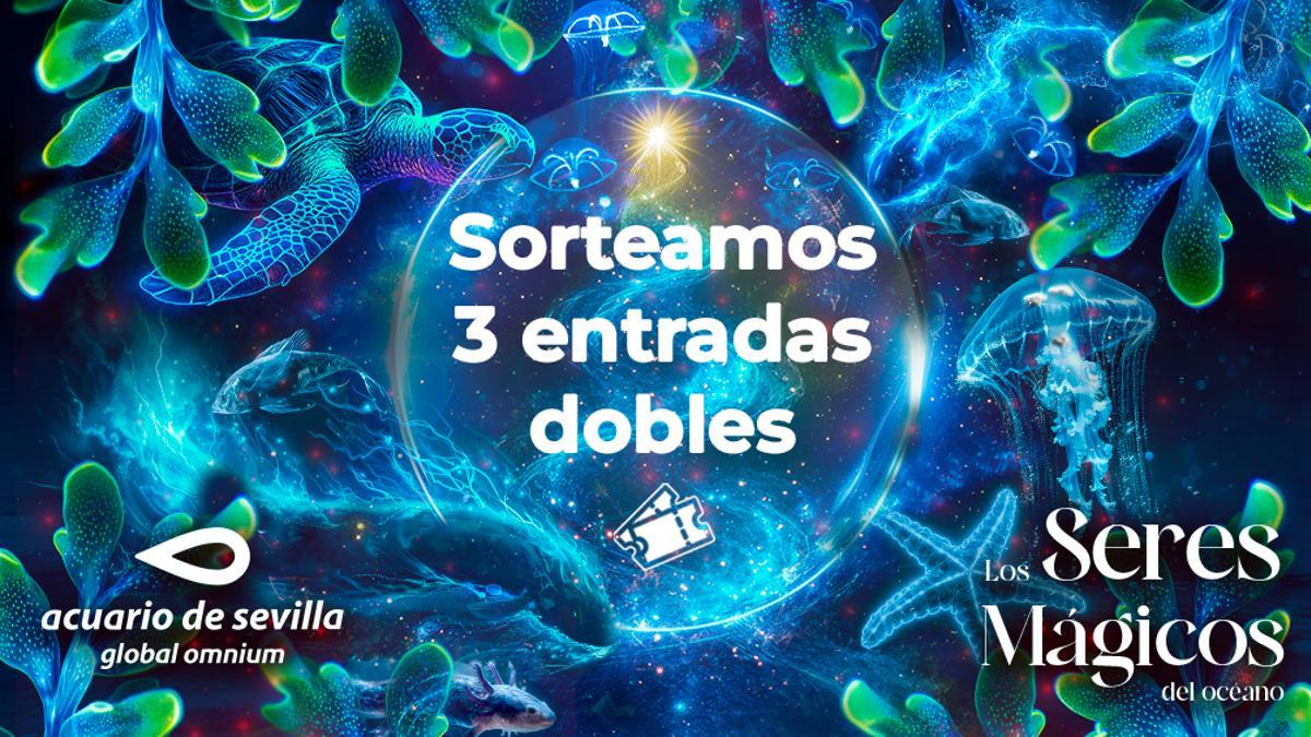 Sorteamos tres entradas dobles para descubrir la magia del Acuario de Sevilla
