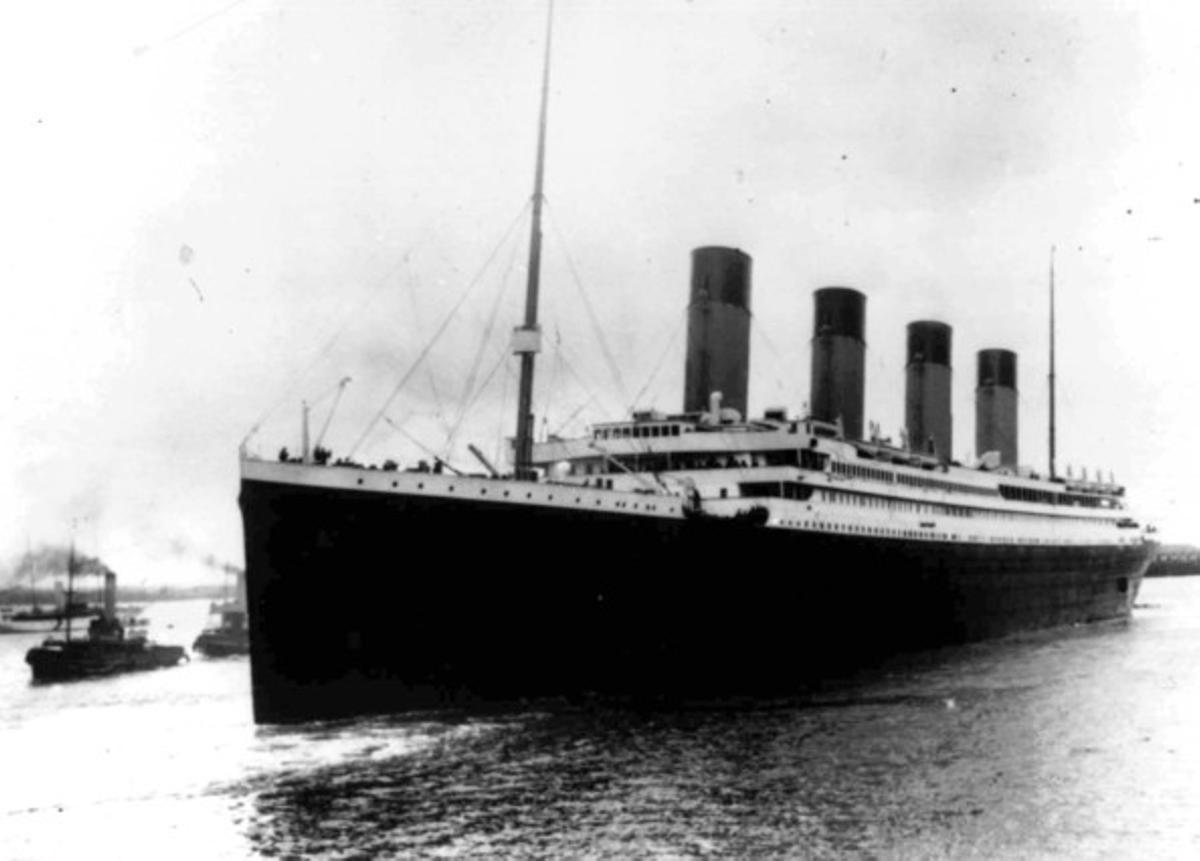 Imagen del Titanic zarpando desde Southampton (Inglaterra) el 10 de abril de 1912. Imagen del Titanic zarpando desde Southampton (Inglaterra) el 10 de abril de 1912.