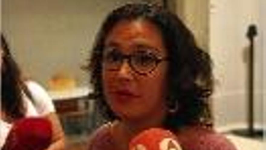 La regidora Laura Pérez.