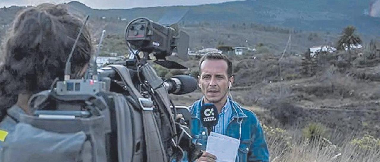 Retransmisión en directo del volcán de La Palma.