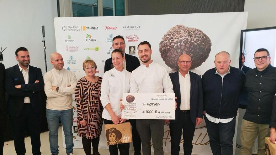 Mengem gana el 8º Concurso de Trufa valenciana de Andilla con trufa, alcachofa y café