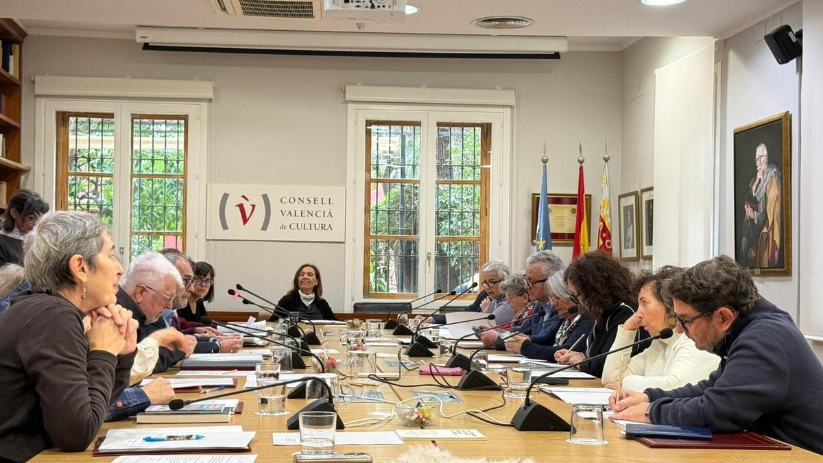 Pleno del Consell Valencià de Cultura (CVC) del mes de noviembre.