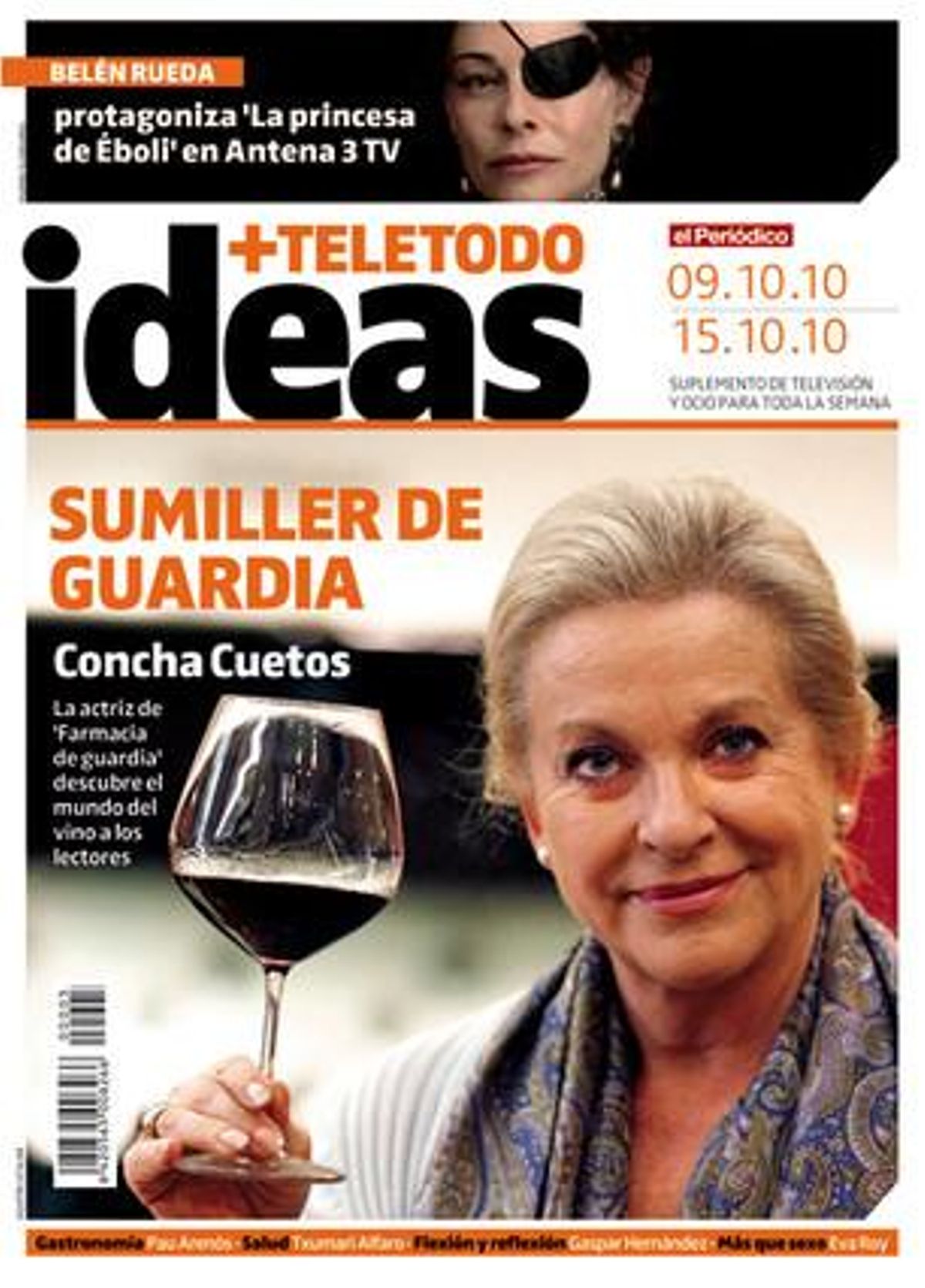 Concha Cuetos descobreix el món del vi a ’Idees + Teletodo’. Concha Cuetos descobreix el món del vi a ’Idees + Teletodo’.