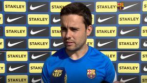 Jonatan Giráldez, entrenador del FC Barcelona Femenino