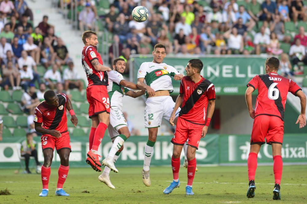 Elche y Rayo empatan en un gran partido