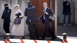 Luis Rubiales sale de la Audiencia Nacional