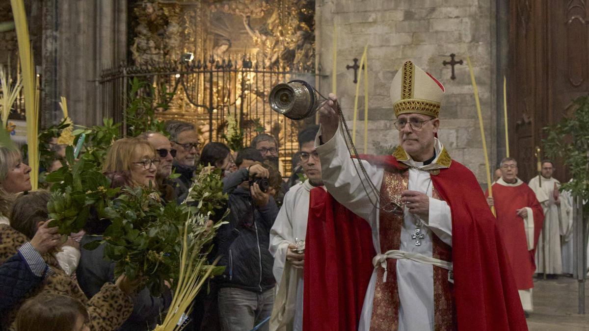 La benedicció de Rams a la Catedral de Girona en imatges