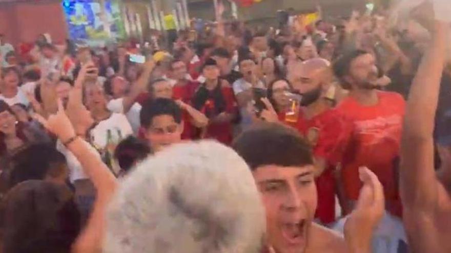 Vídeo | Celebración del segundo gol de España contra Francia