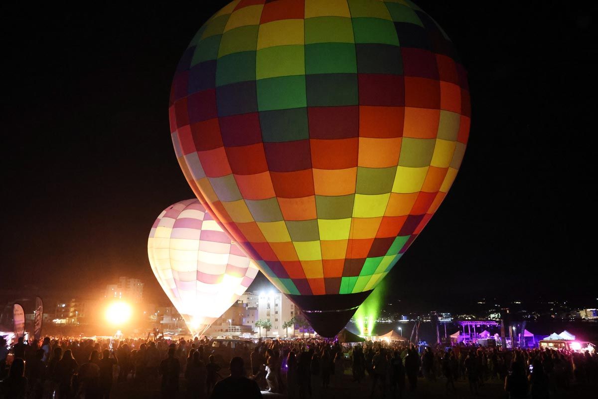 Todas las imágenes del festival de globos aerostáticos en Ibiza