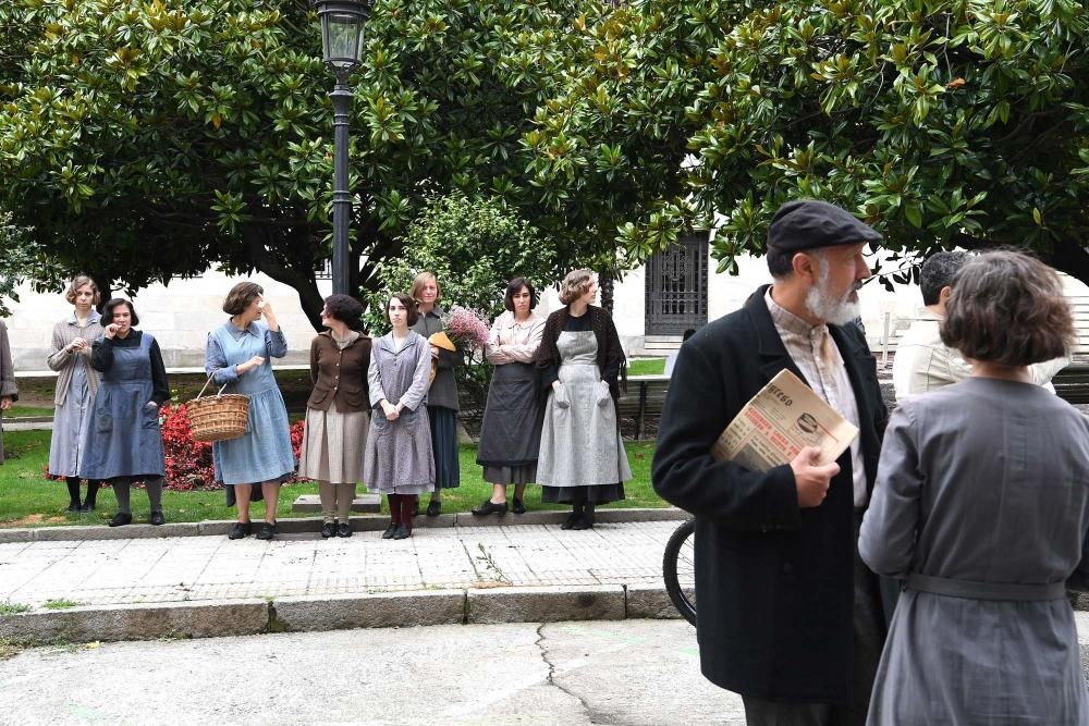 Rodaje de ''La sombra de la ley'' en A Coruña