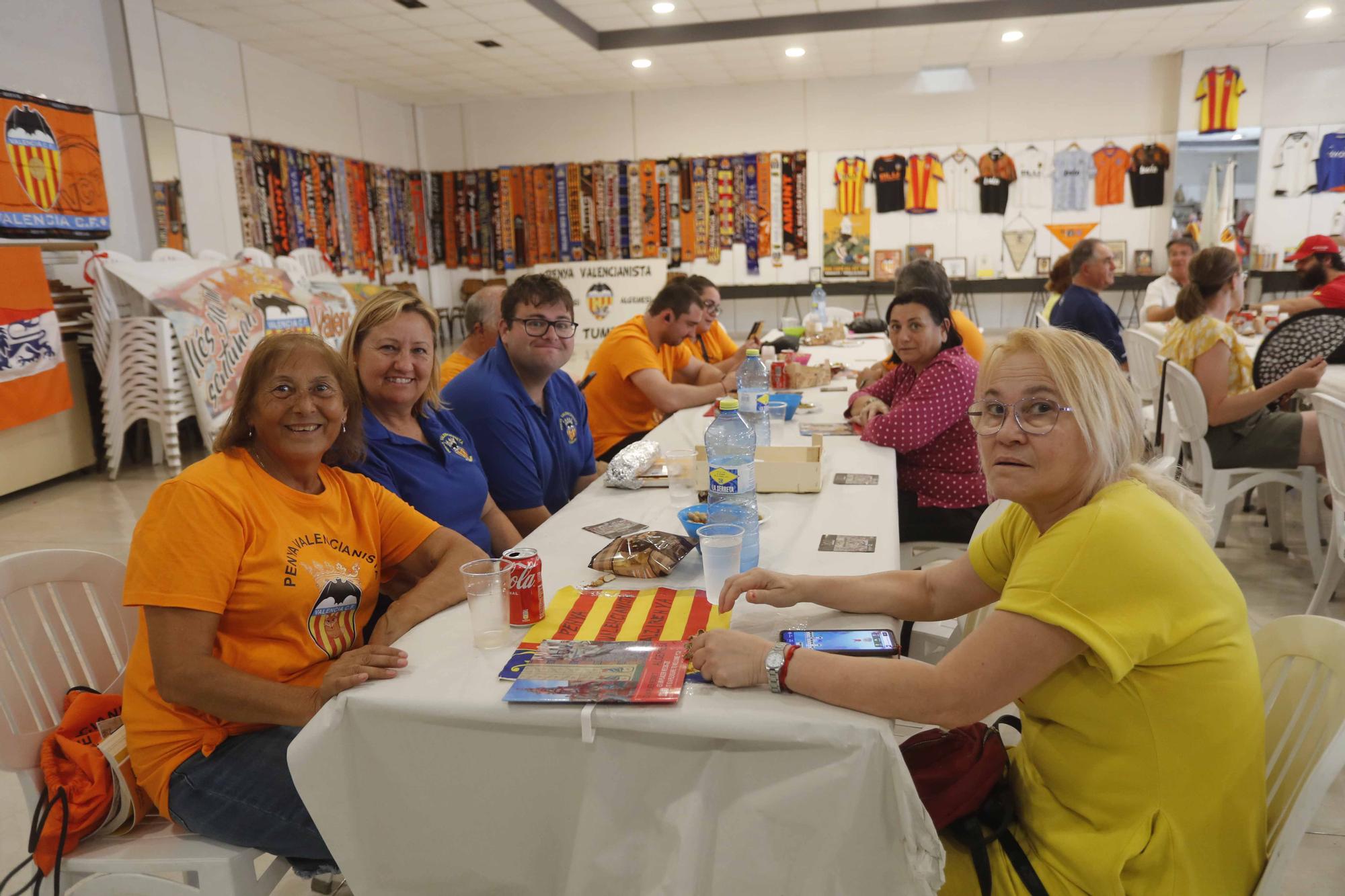 Así fue la fiesta del sector ocho de las peñas valencianistas en Algemesí