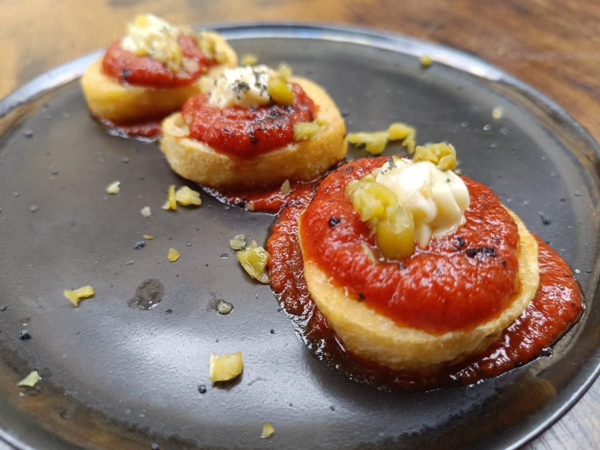 Otra de las tapas de la ruta.