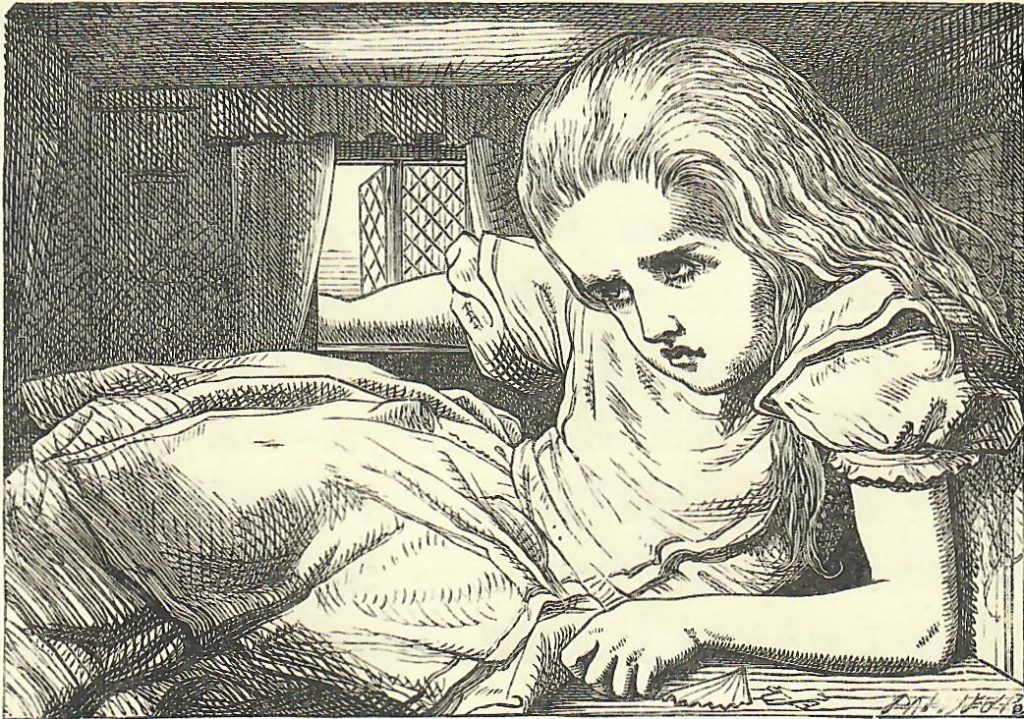 'El conejo envía a un tal pequeño Bill' (1868), de John Tenniel.