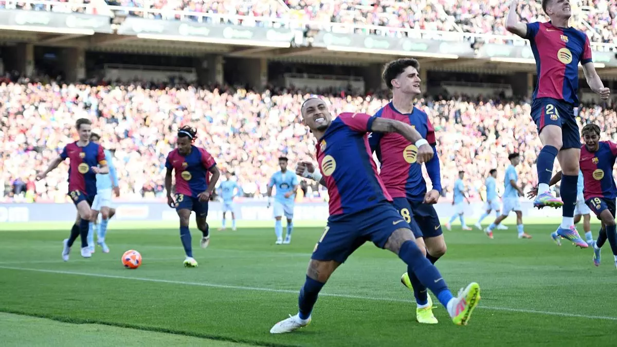 Las cuatro claves tácticas del Barça-Celta: Olmo decide; Raphinha resuelve