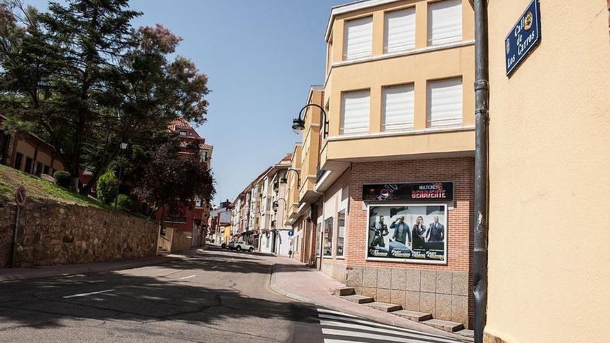 Calle de los Carros de Benavente, donde ocurrió el suceso.