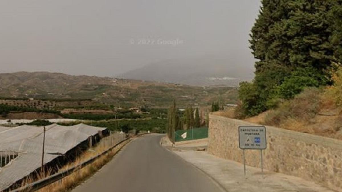 Un tramo de la calle Agricultores, donde ocurrió el accidente.