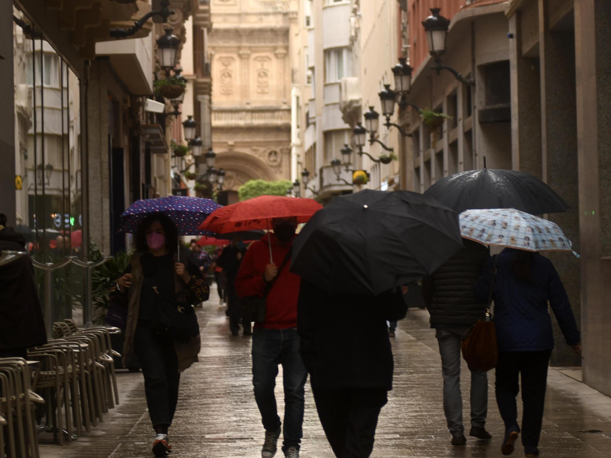 Murcia llueve barro este miércoles